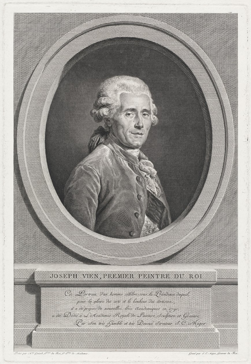 Joseph Viyana by Simon Charles Miger after Adélaïde Labille Guiard