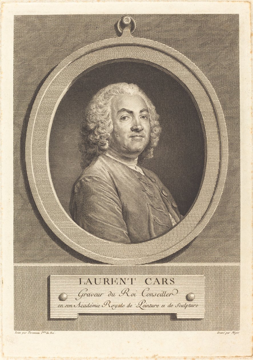 Laurent Arabaları by Simon Charles Miger after Jean Baptiste Perronneau