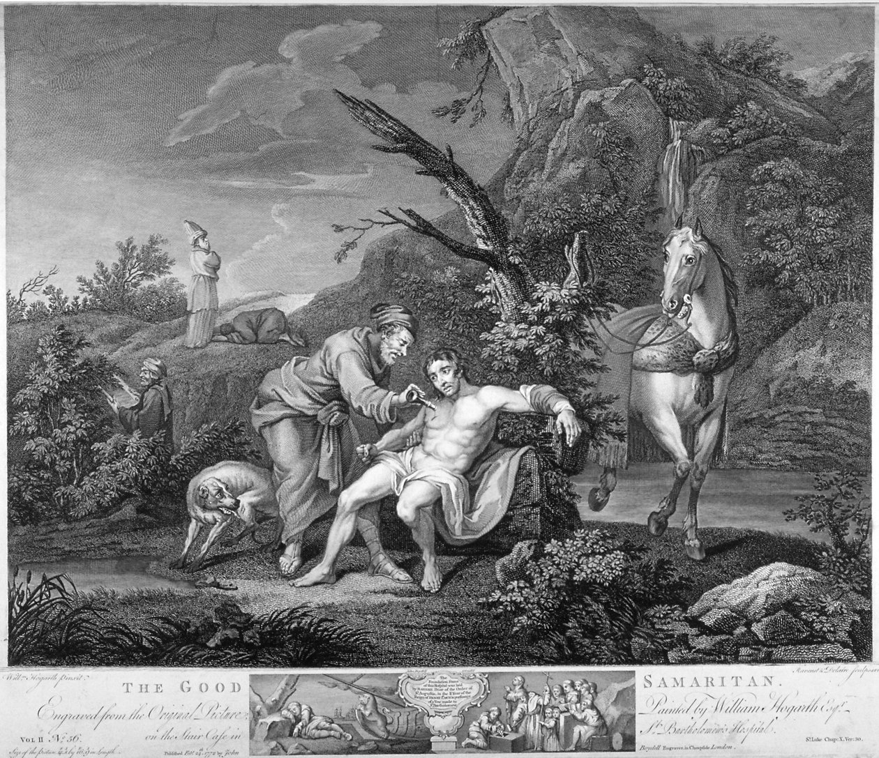 'İyi Samiriyeli', 1772 by Simon Francois Ravenet