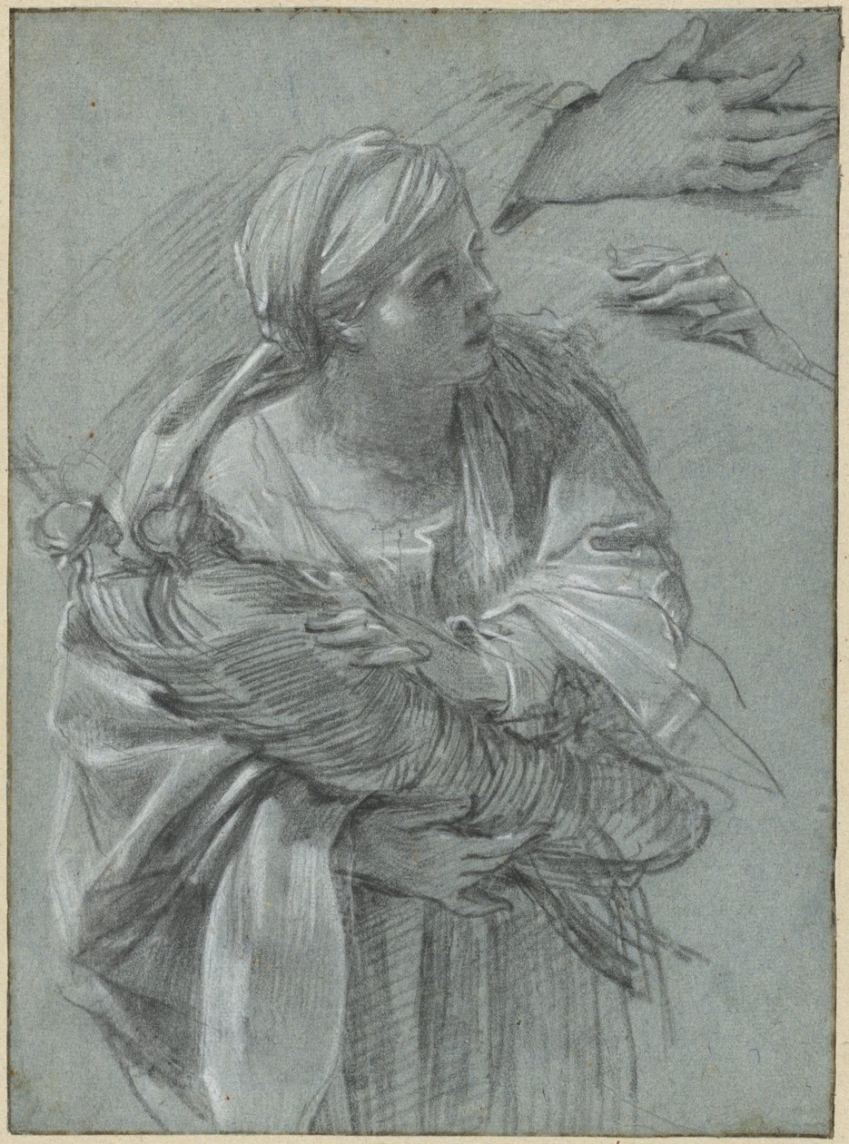 Truva Tanrılarını Taşıyan Creusa by Simon Vouet