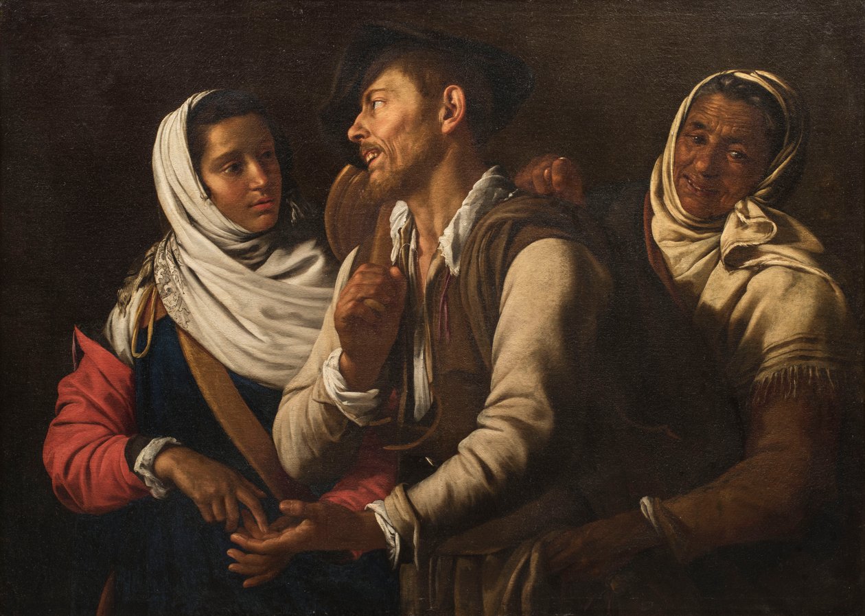 Falcı, 1617. by Simon Vouet