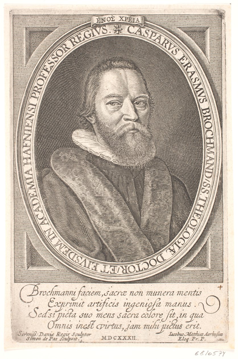 Piskopos Jesper Rasmussen Brochmand by Simon de Pas