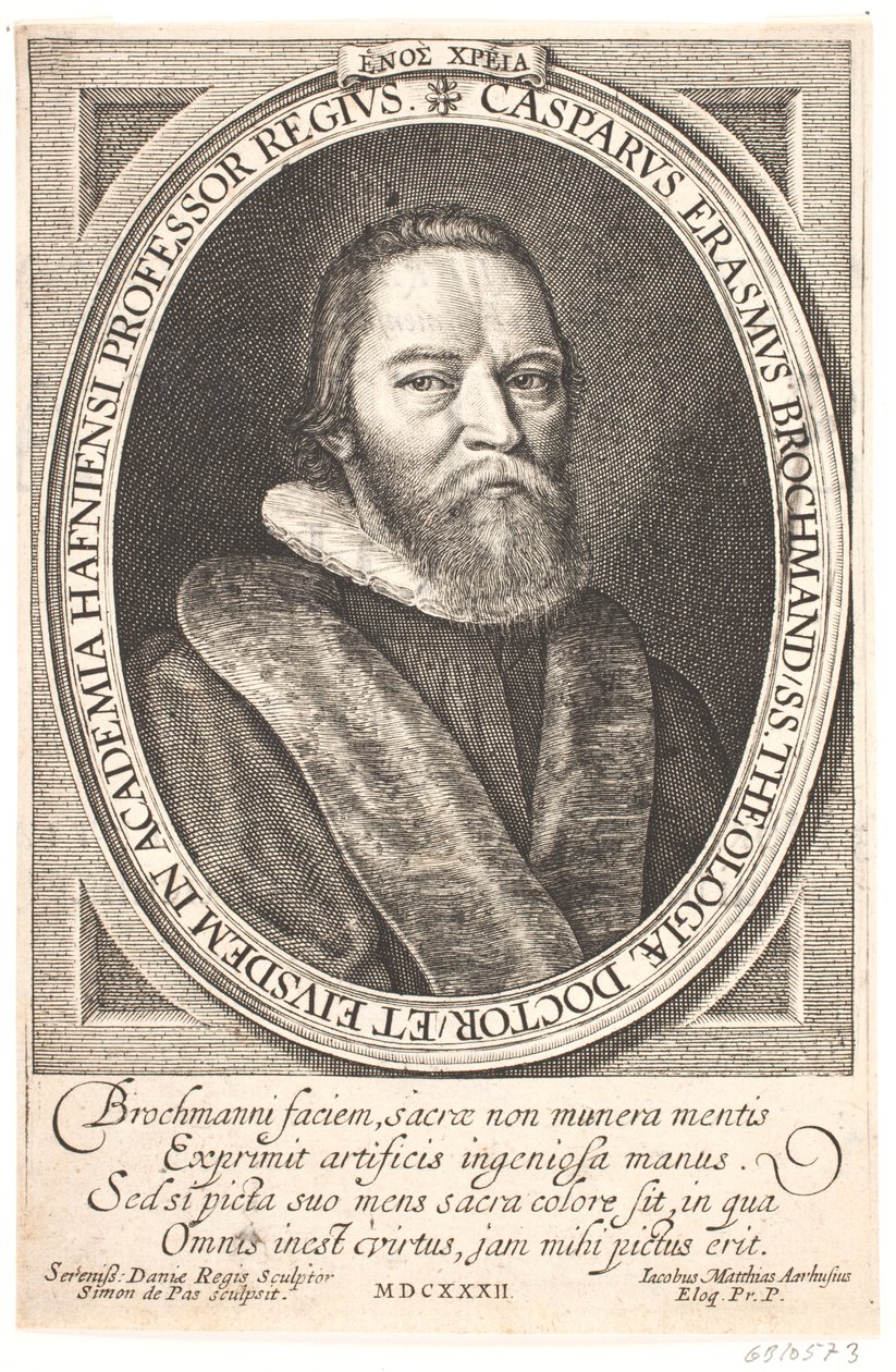 Piskopos Jesper Rasmussen Brochmand by Simon de Pas