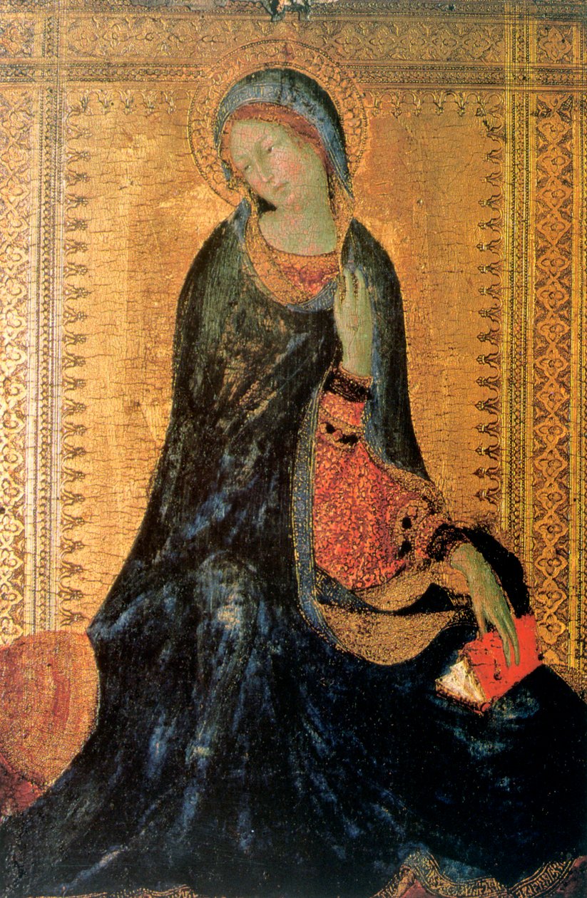 Müjde Madonna, c1304-1344 by Simone Martini