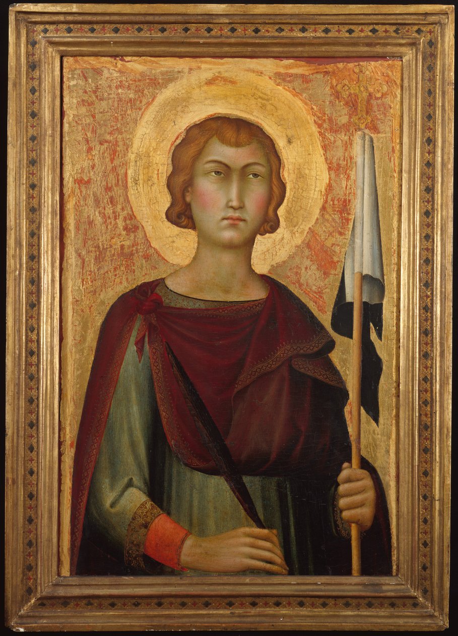 Aziz Ansanus, yaklaşık 1326. by Simone Martini