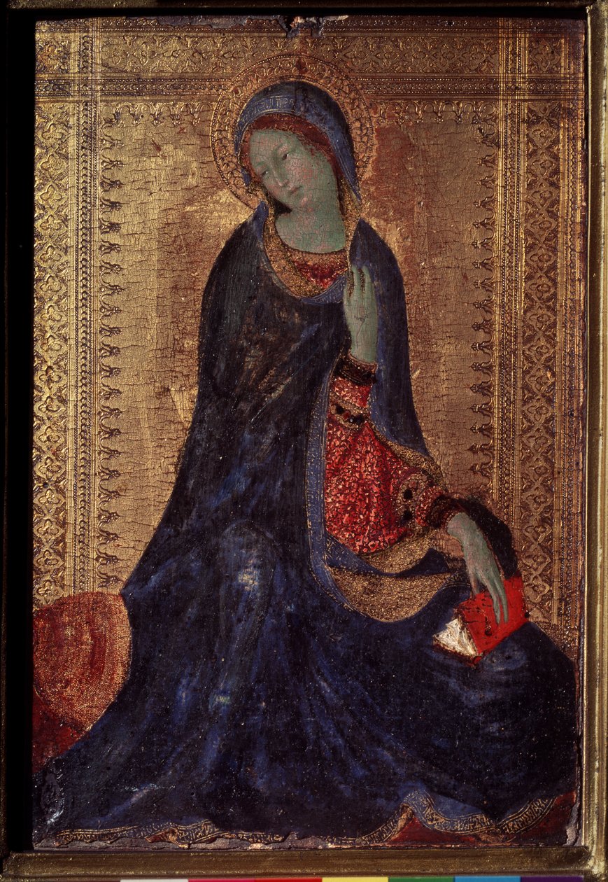 Bakire Müjde. Simone Martini tarafından yapılan resim (1280 / 85-1344) by Simone Martini