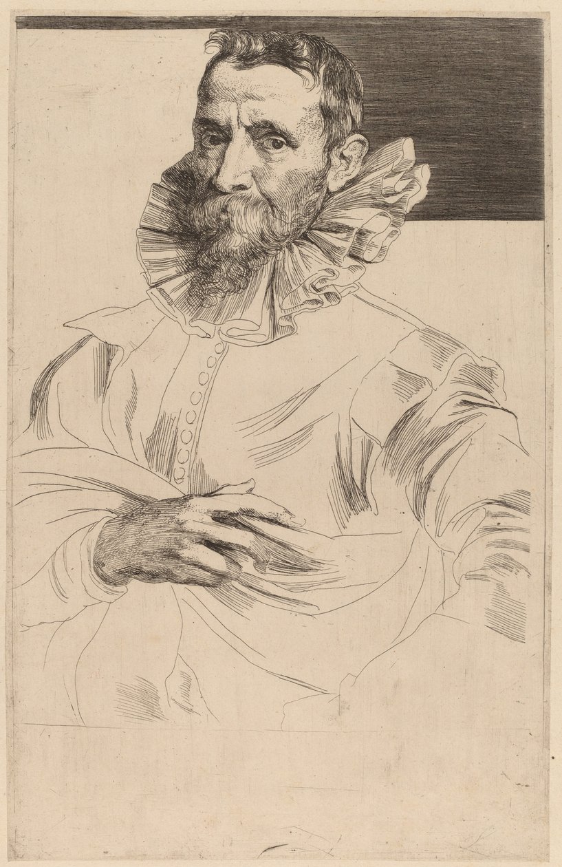 Yaşlı Jan Bruegel by Sir Anthony van Dyck