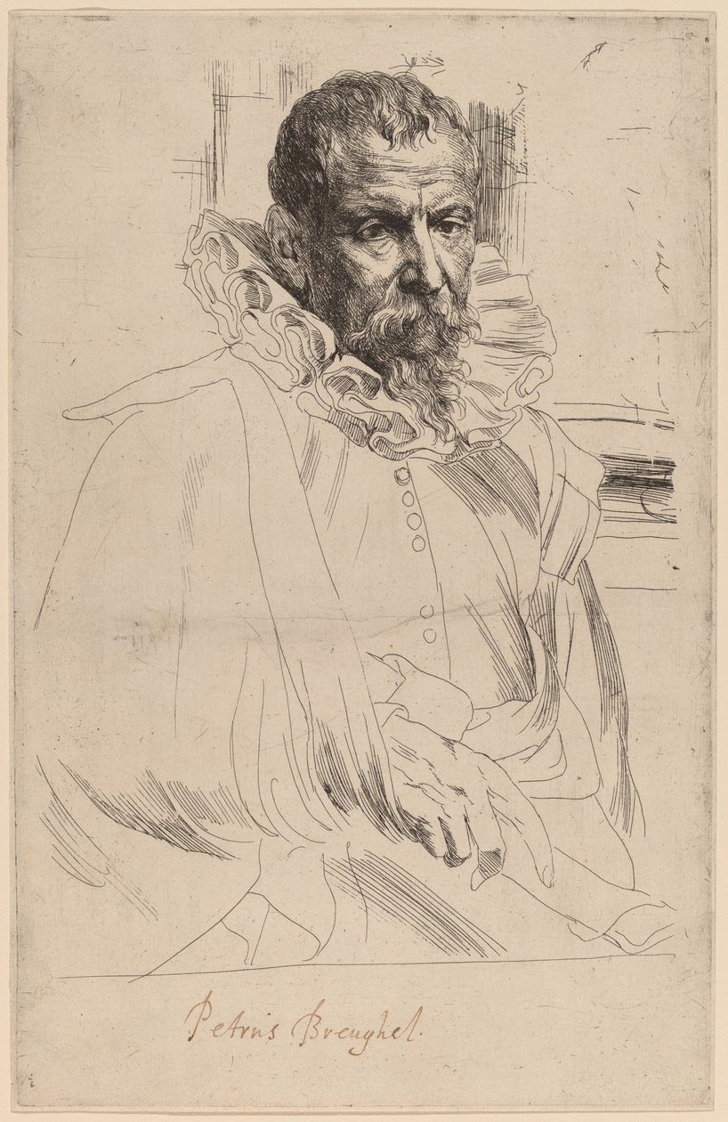 Pieter Bruegel Genç by Sir Anthony van Dyck