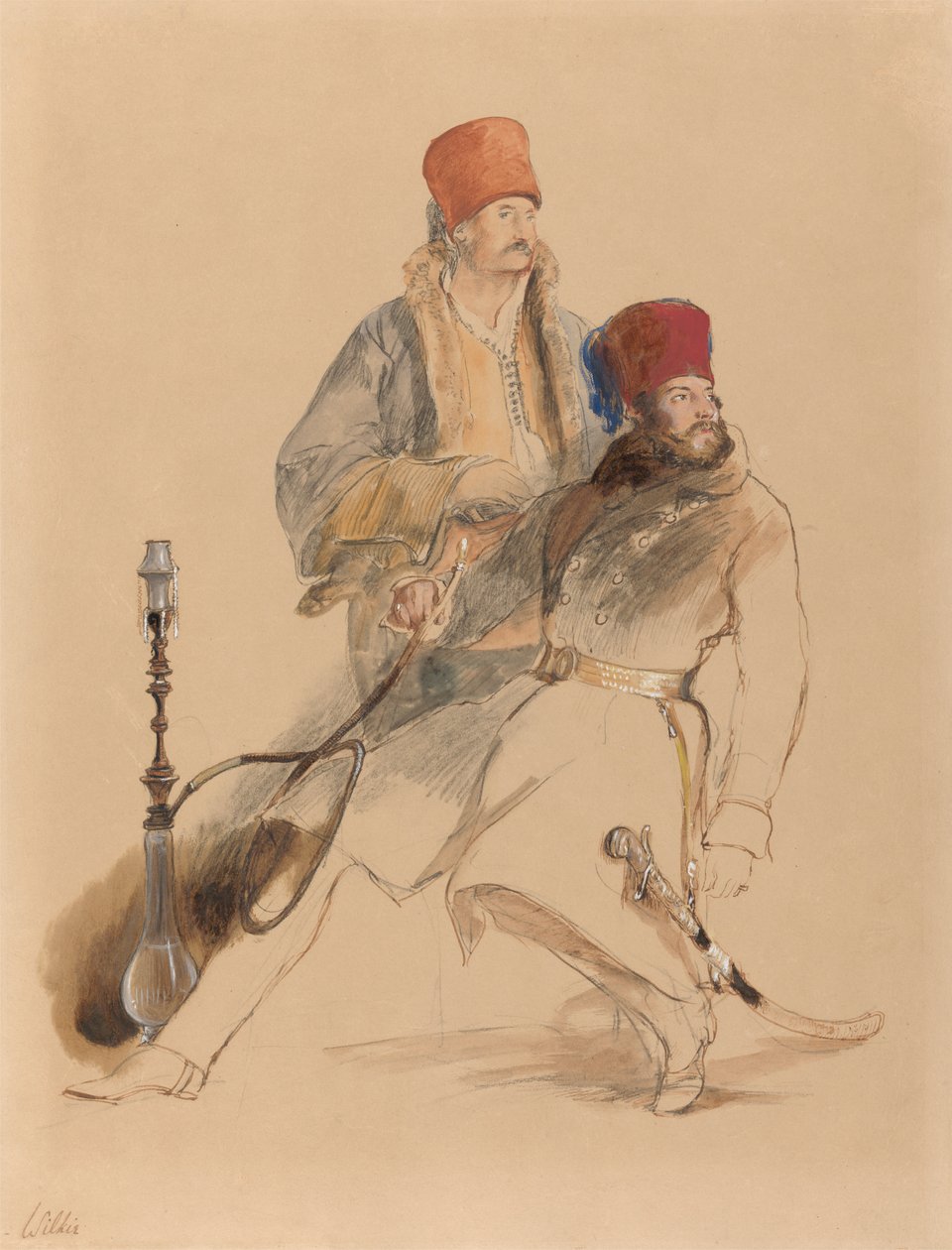 Kaptan Leigh ve Tercümanı by Sir David Wilkie