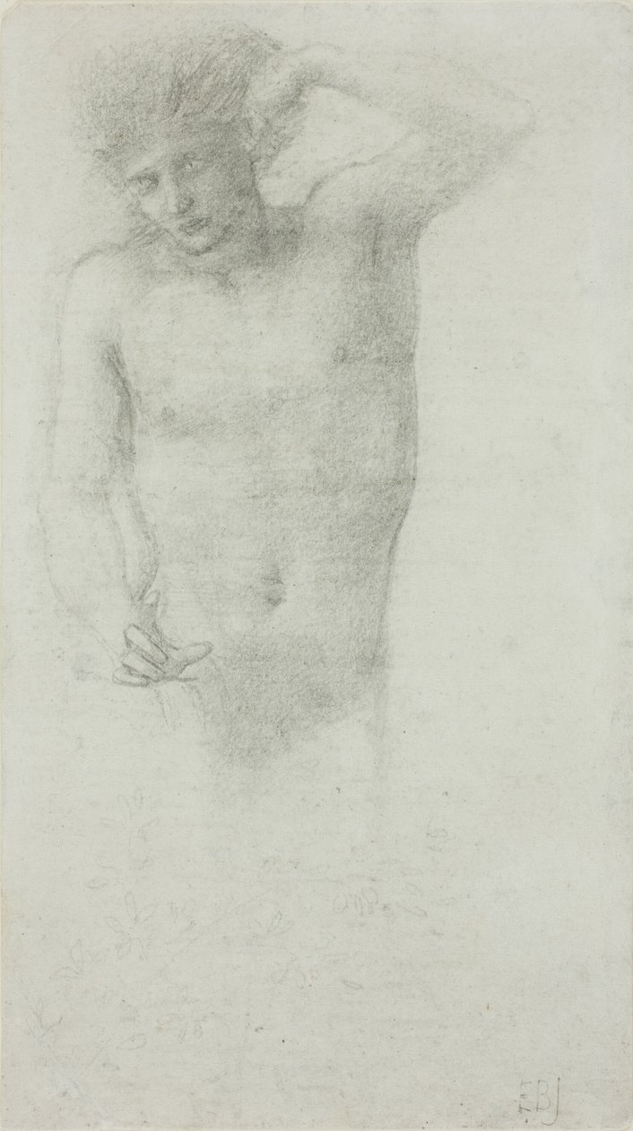 erkek çıplak by Sir Edward Burne Jones