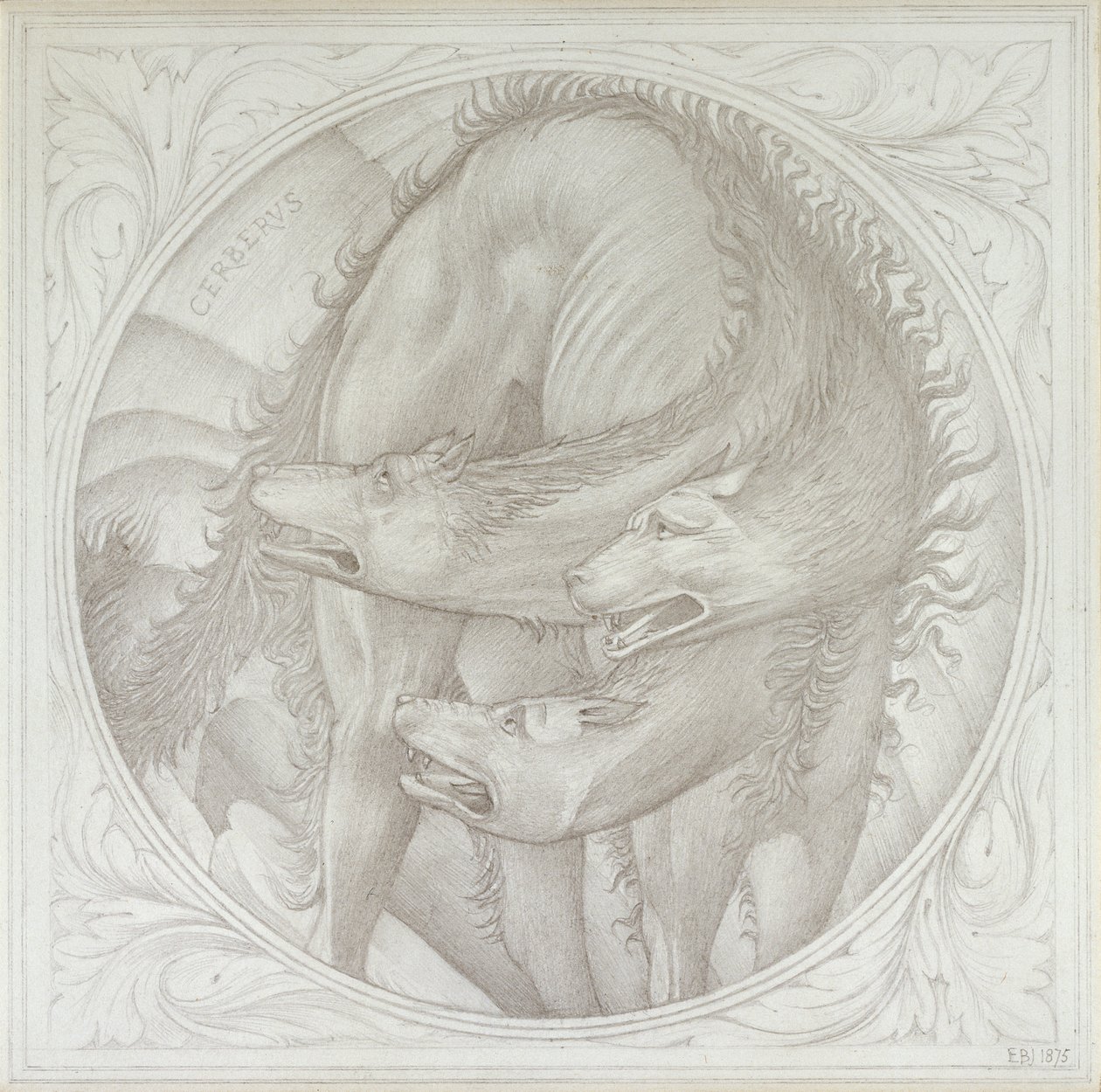 Cerberus, 1872-1875 by Sir Edward Coley Burne Jones