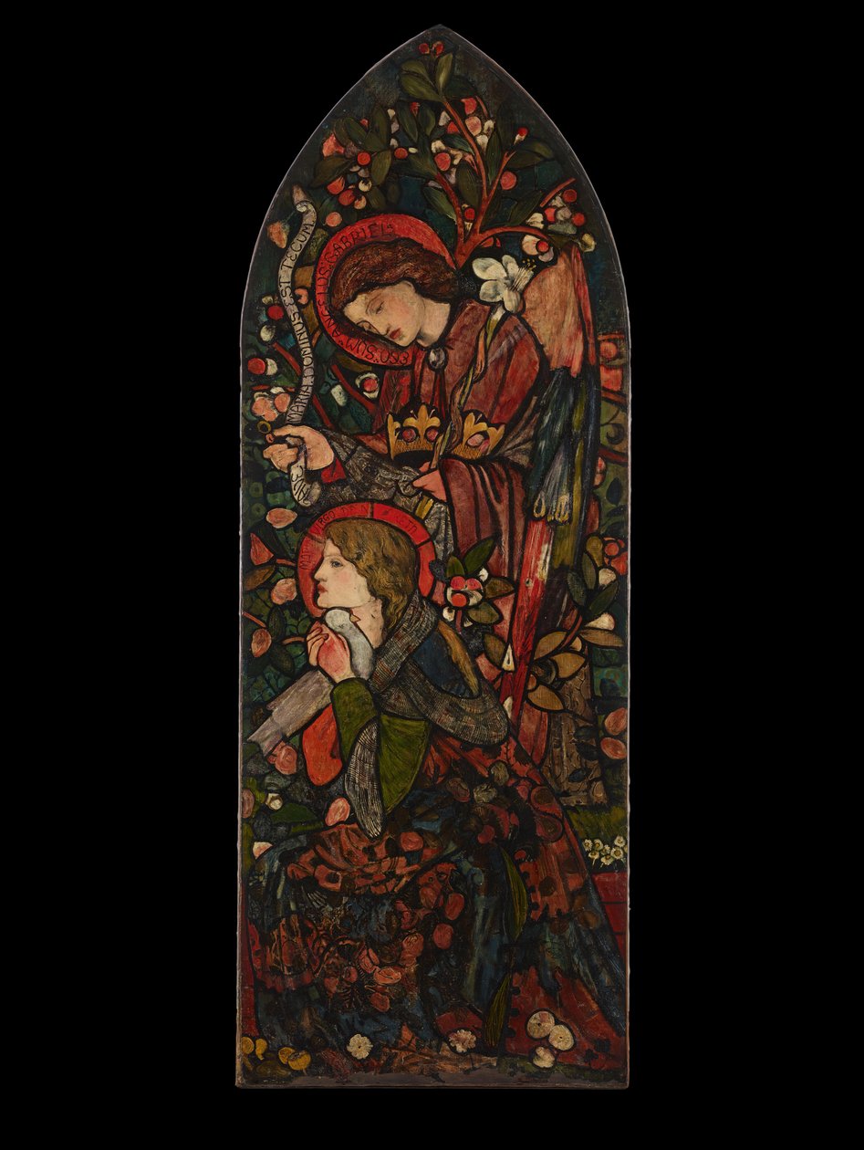 Müjde, 1857. by Sir Edward Coley Burne Jones