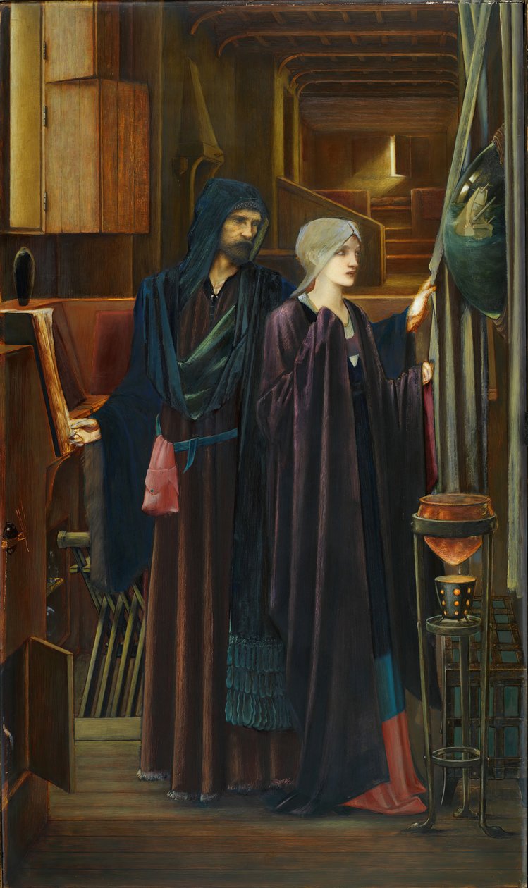 Büyücü, 1898. by Sir Edward Coley Burne Jones