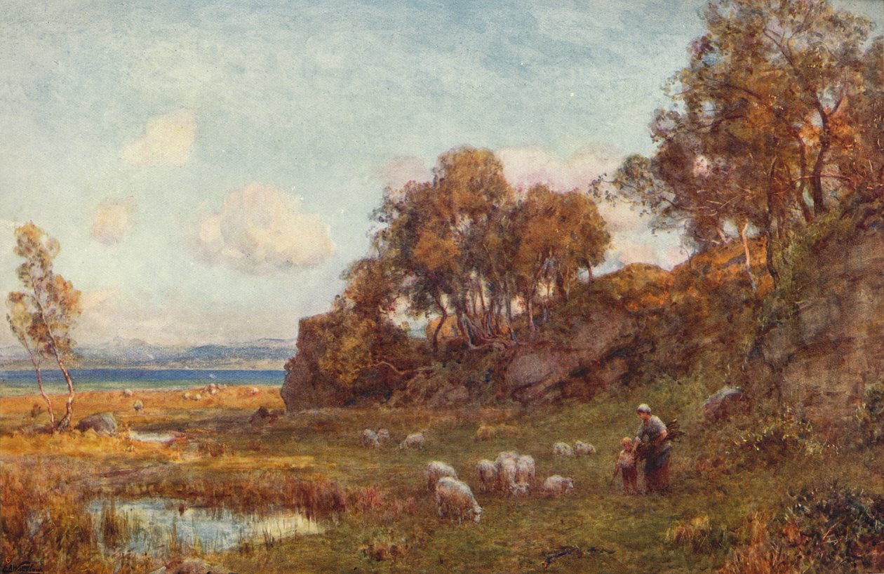 Korunaklı Meralar, c1900 by Sir Ernest Albert Waterlow