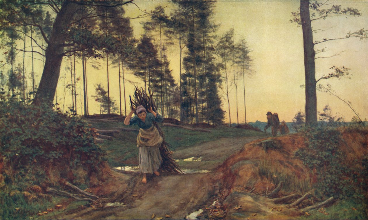 Orman İşçileri, 1879. by Sir Ernest Albert Waterlow