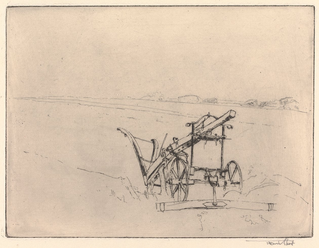 Bir Norfolk Sabanı by Sir Frank Short