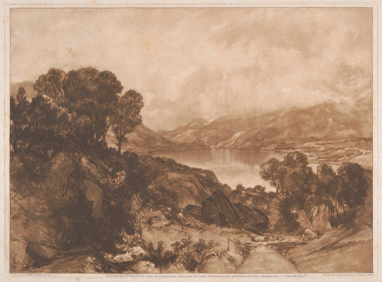 Göl Manzarası, Derwentwater by Sir Frank Short