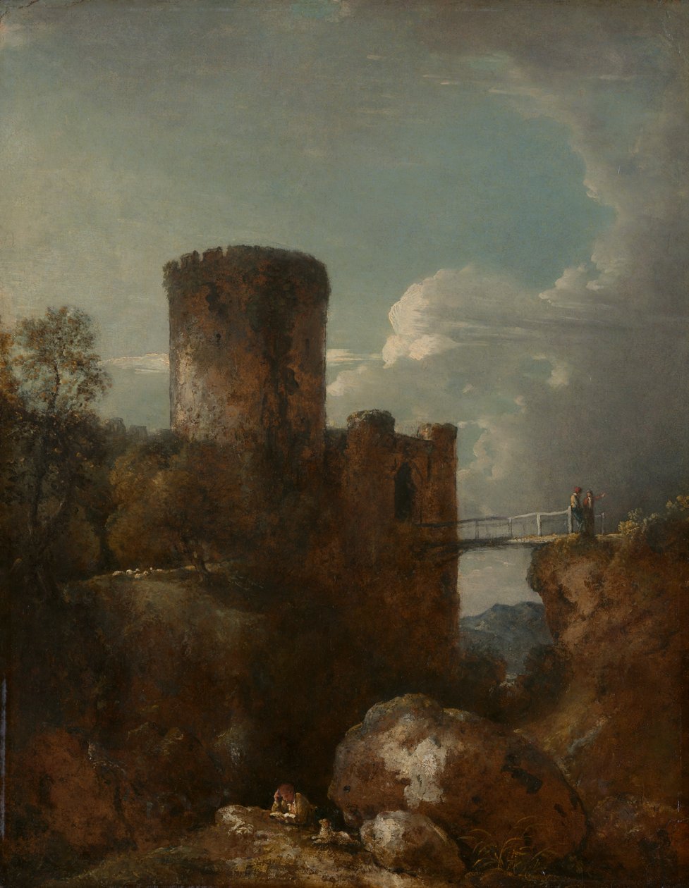Conway Kalesi by Sir George Howland Beaumont seventh Baronet