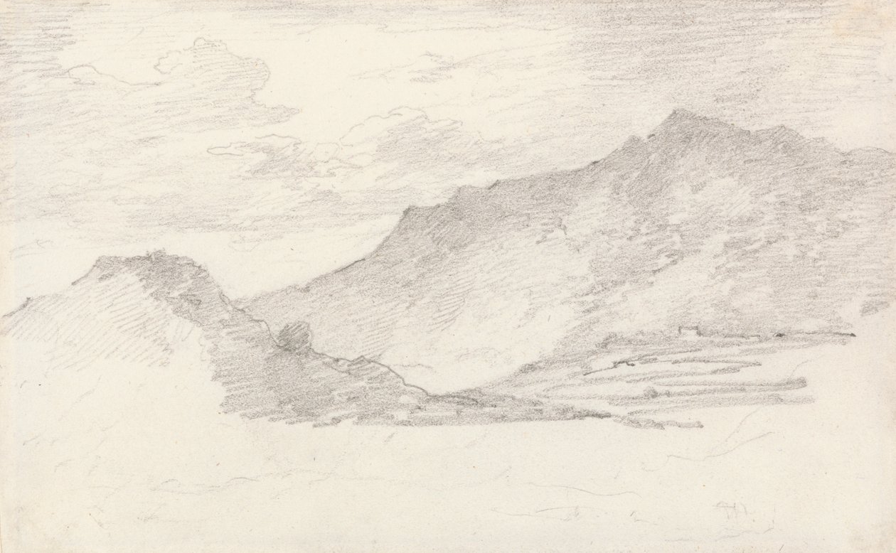 tepe taslağı by Sir George Howland Beaumont seventh Baronet