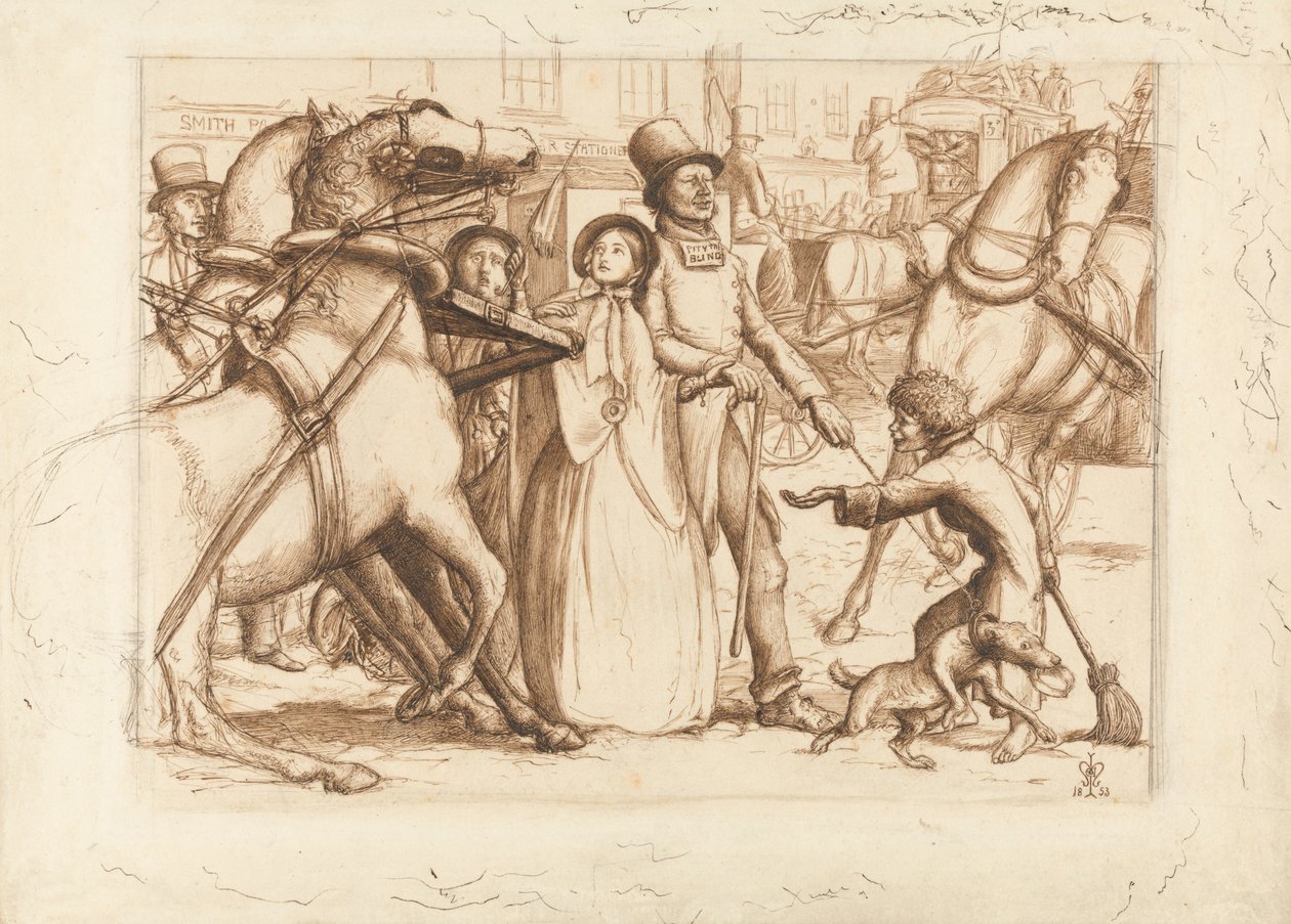 Kör Adam by Sir John Everett Millais