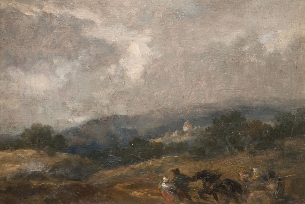 Manzara Kroki, 1877. by Sir John Gilbert