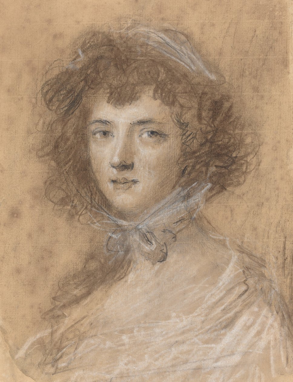 Bir Kadının Başı ve Büstü by Sir Joshua Reynolds