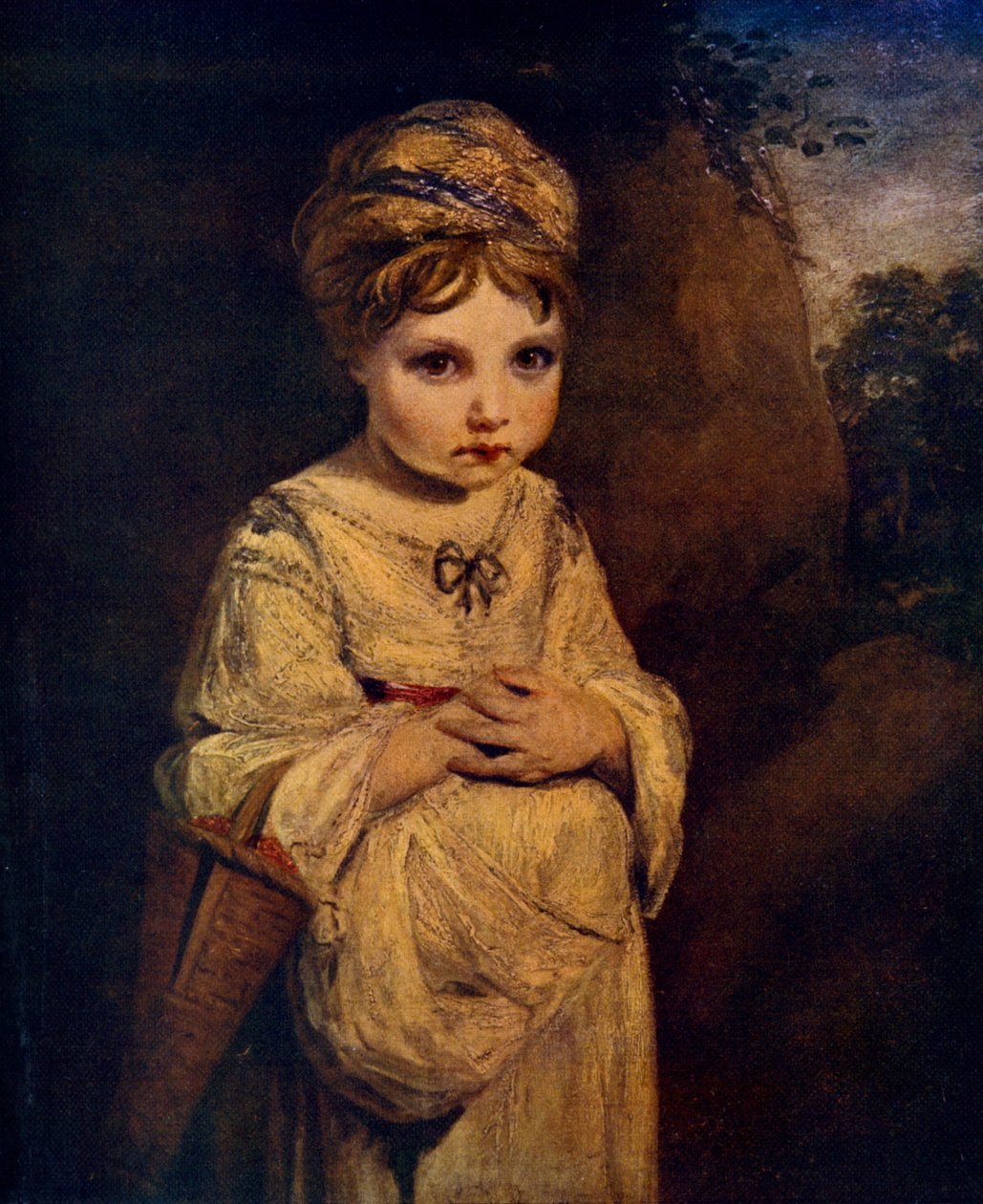 Çilek Kız, c1770s, 1912. by Joshua Reynolds
