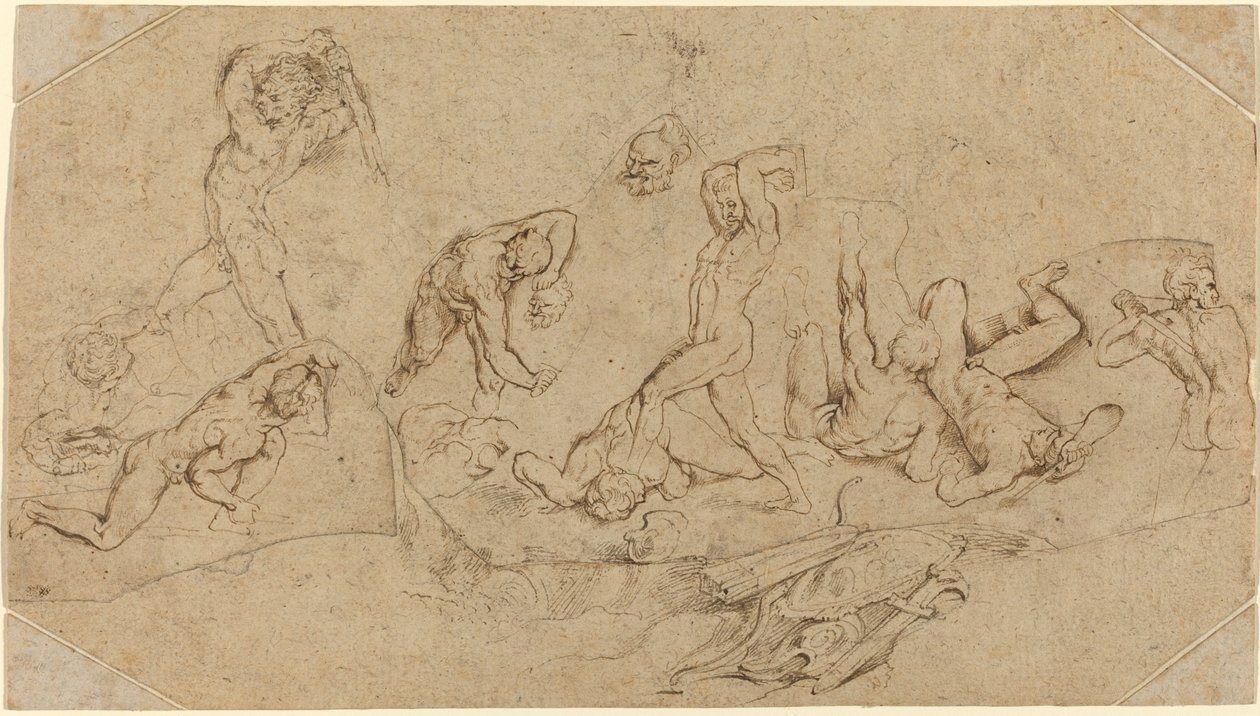 Çıplak Erkekler Savaşı by Sir Peter Paul Rubens