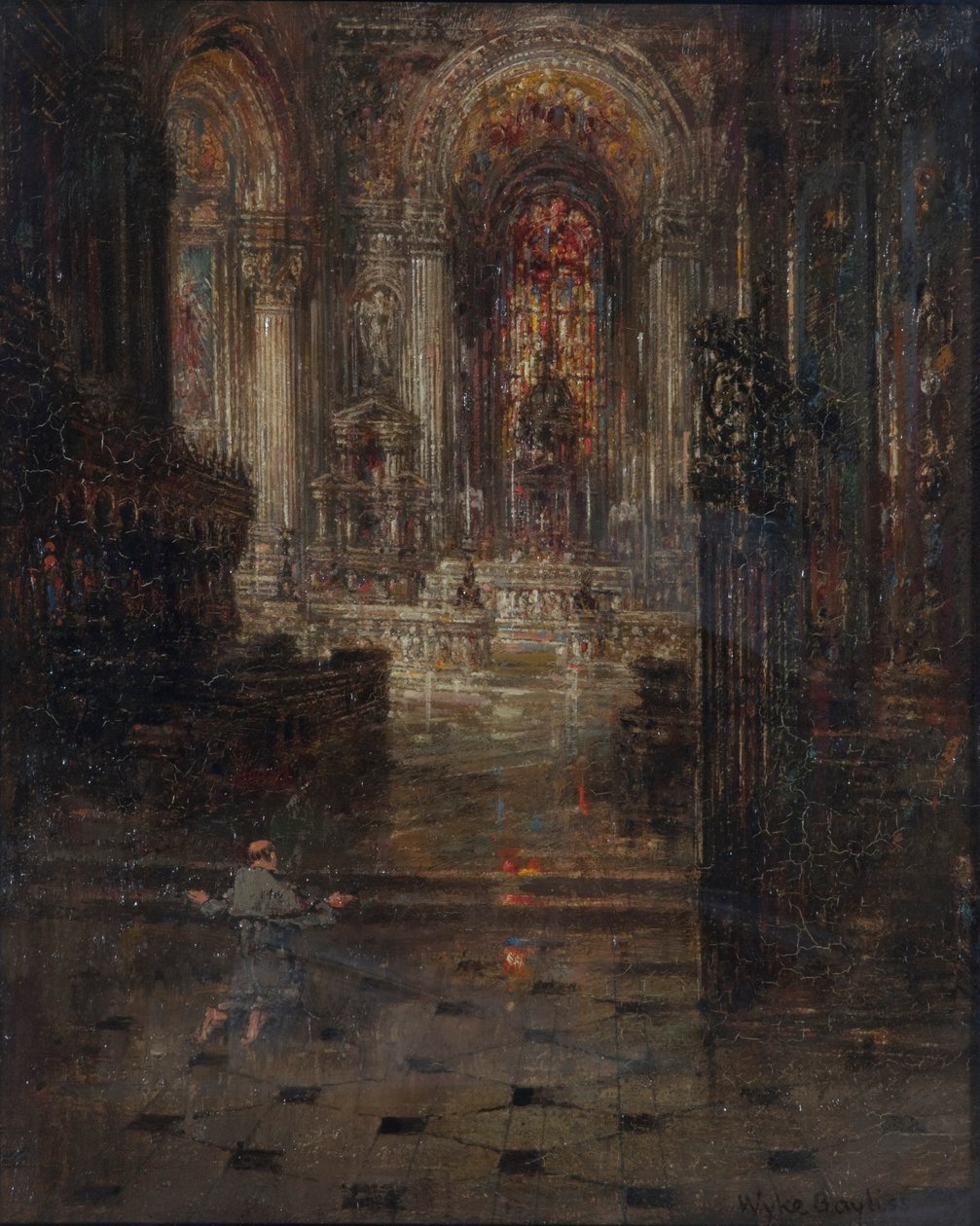'Katedral İçi', 1855-1906 by Sir Wyke Bayliss