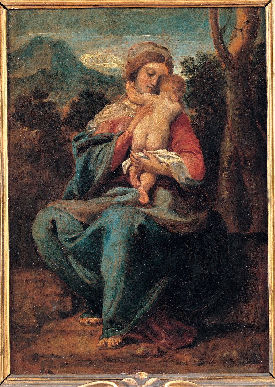 Çocukla Madonna by Sisto Badalocchio