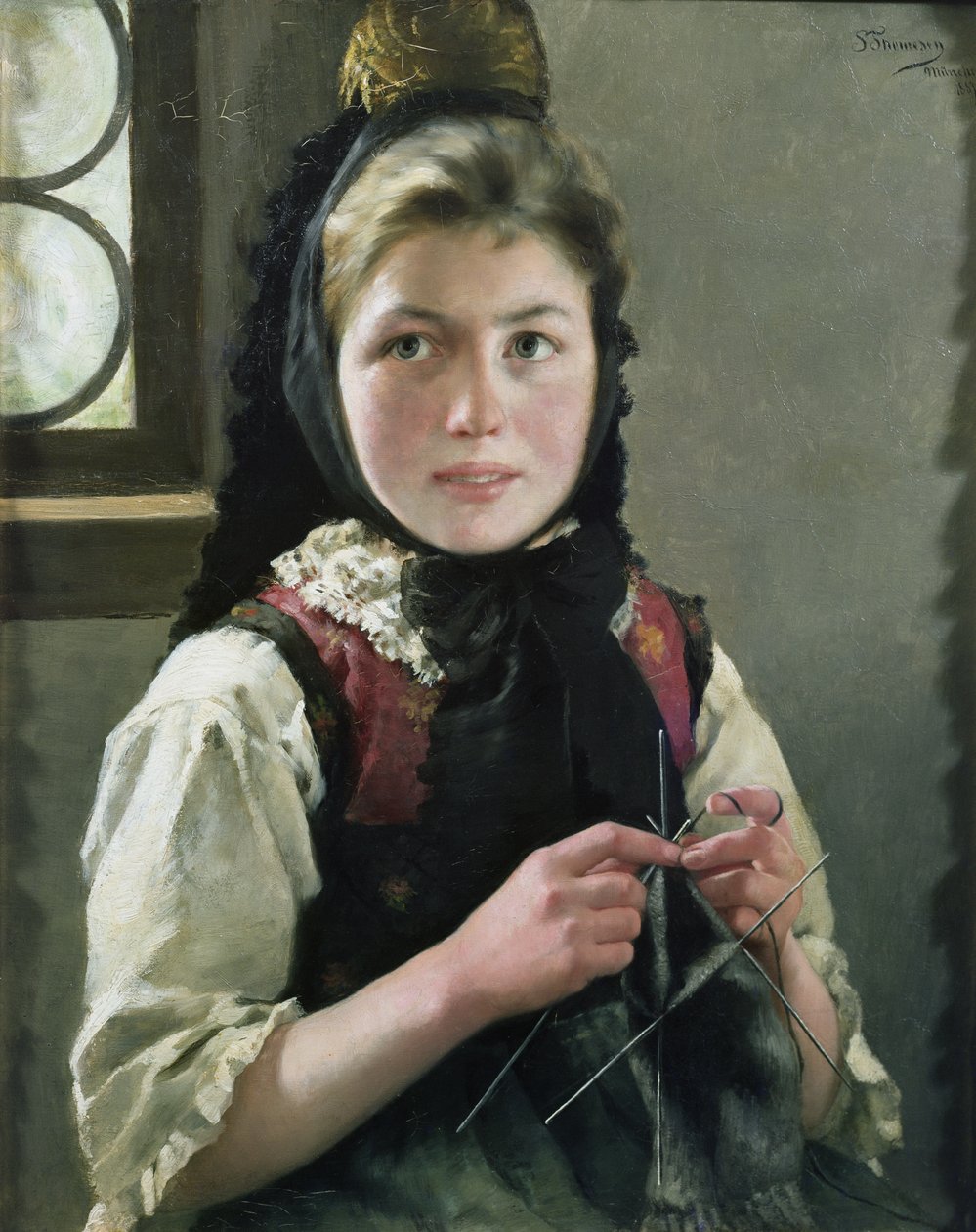 Alman Çiftçi Kız by Sofie Thomesen Werenskiold