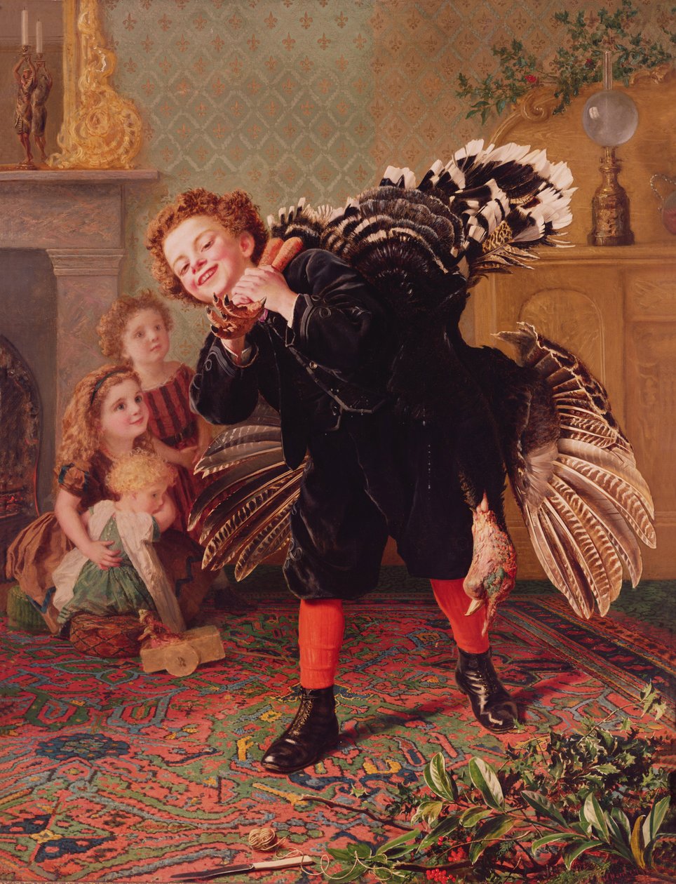 İşte Gobbler Geliyor..., c.1877 by Sophie Gengembre Anderson