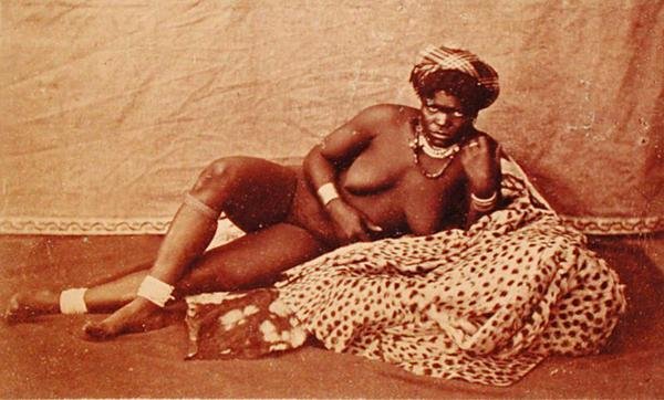 A Cleopatra Zulu, 1880 dolayları (albüm baskısı) by South African School