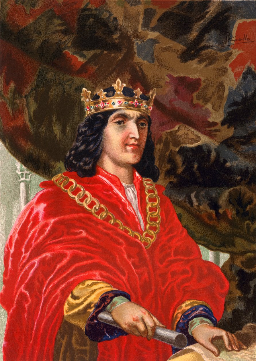 İspanya Kralı II. Ferdinand by Spanish School