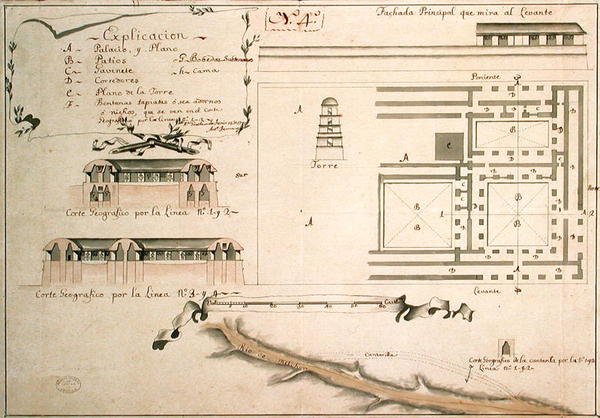 ಪ್ಯಾಲೆನ್ಕ್, ಮೆಕ್ಸಿಕೋ, 1785 (ಪೆನ್ ಮತ್ತು ಇಂಕ್ ಮತ್ತು ಡಬ್ಲ್ಯೂಸಿ ಪೇಪರ್) ಟರ್ಕಿಯ ಪುರಾತತ್ತ್ವ ಶಾಸ್ತ್ರದ ಉತ್ಖನನಗಳ ಯೋಜನೆ by Spanish School
