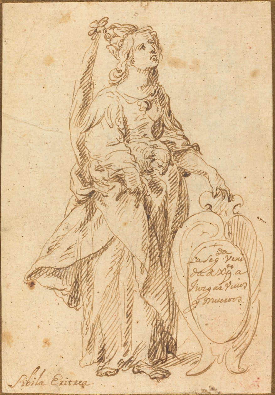 Eritre Sibil by Spanish 17th Century