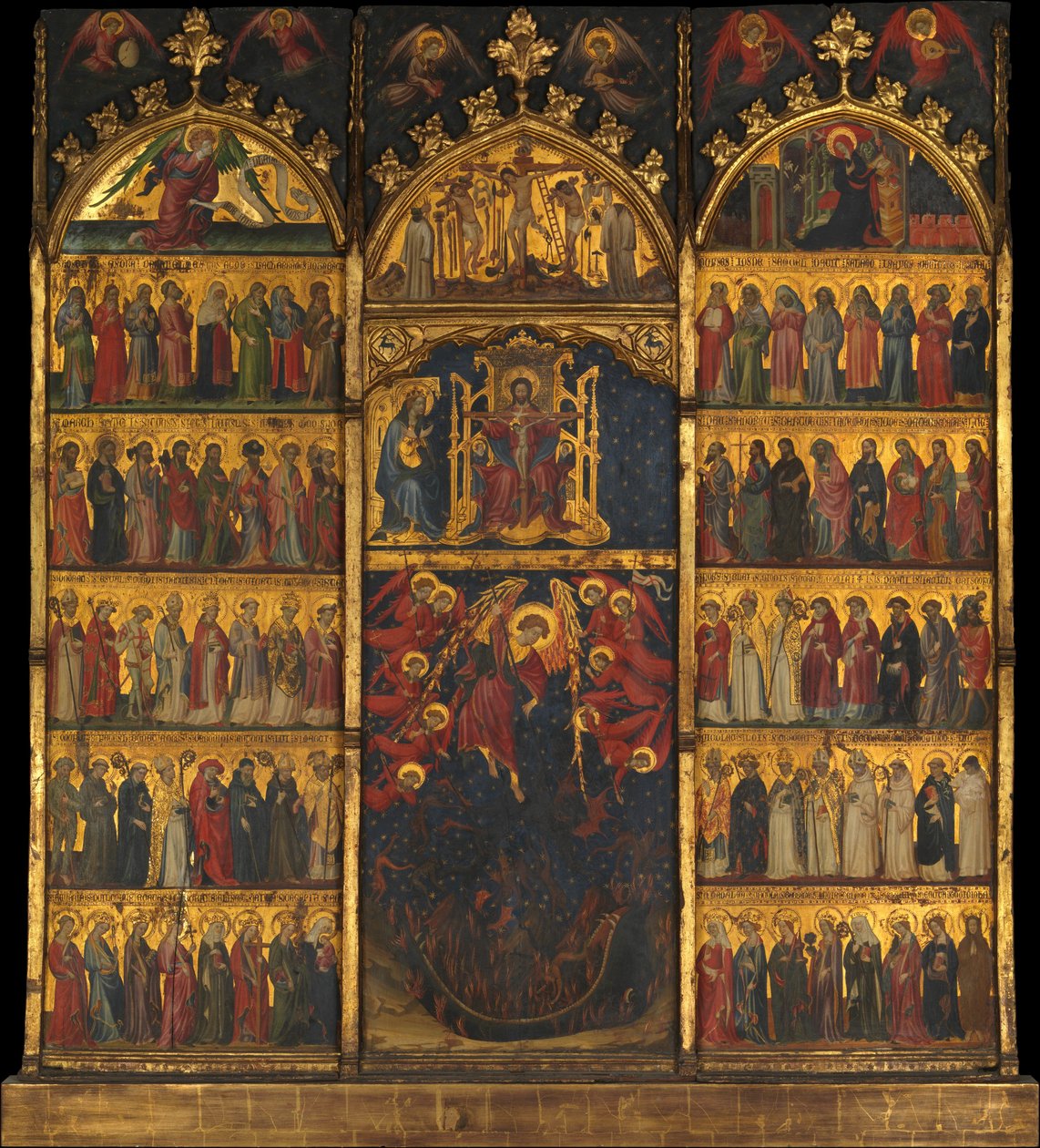 All Saints Taped Trinity. by Spanish Painter