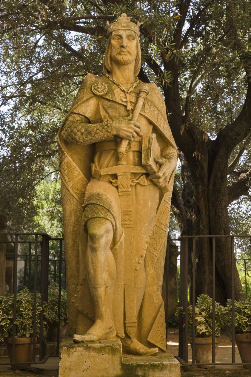 Alfonso X El Sabio Heykeli by Spanish School