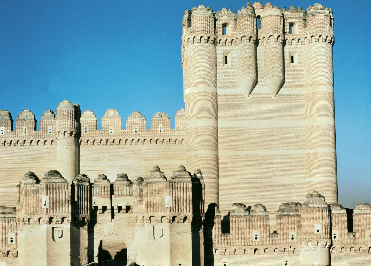 Kalenin görünümü, inşa edilmiş c.1453 by Spanish School