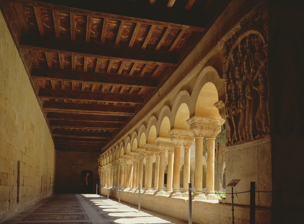 Batı manastır duvarı boyunca güneye bakın by Spanish School