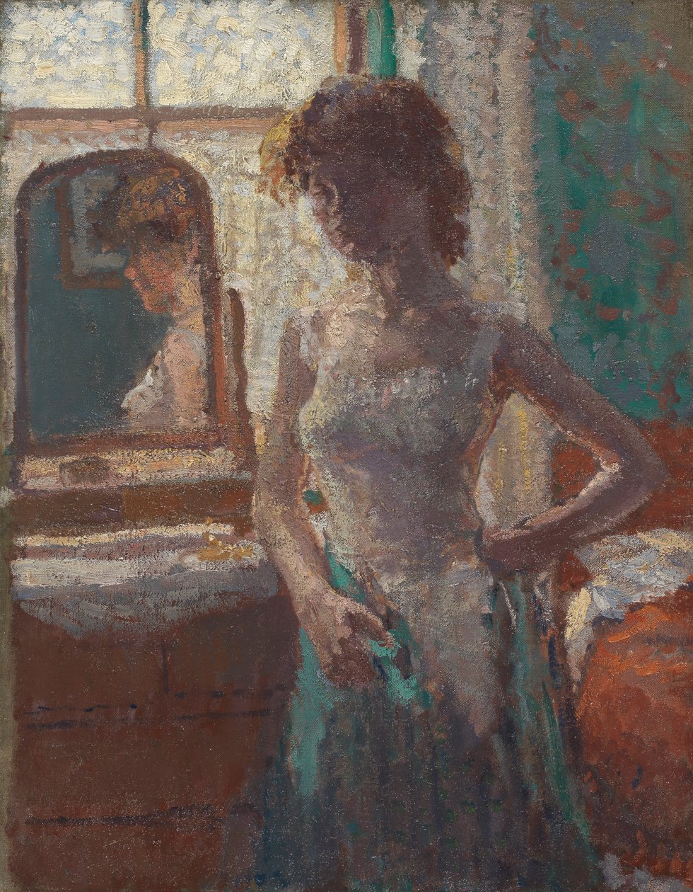 Yeşil Elbise, 1908-09 by Spencer Frederick Gore