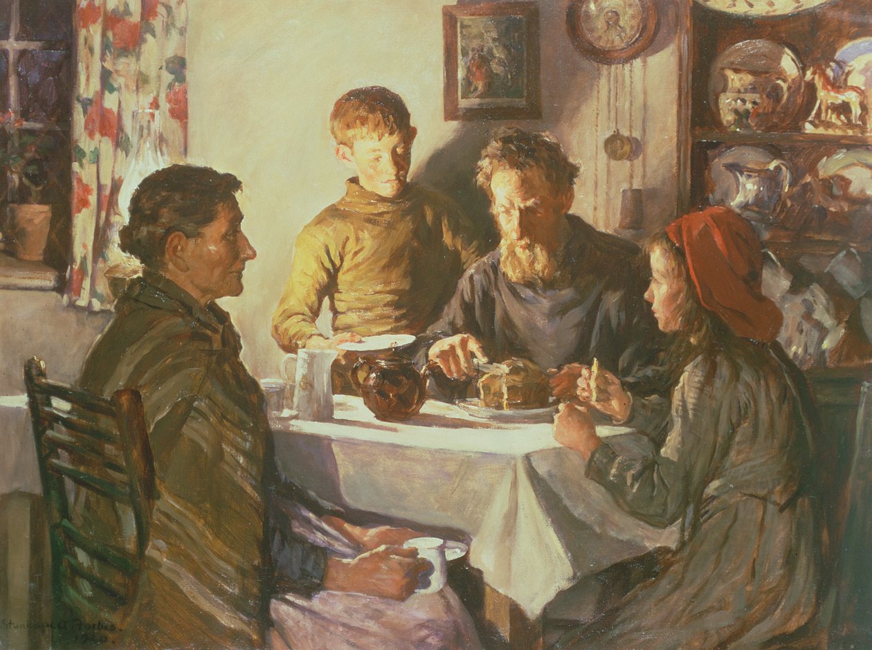 safranlı kek by Stanhope Alexander Forbes