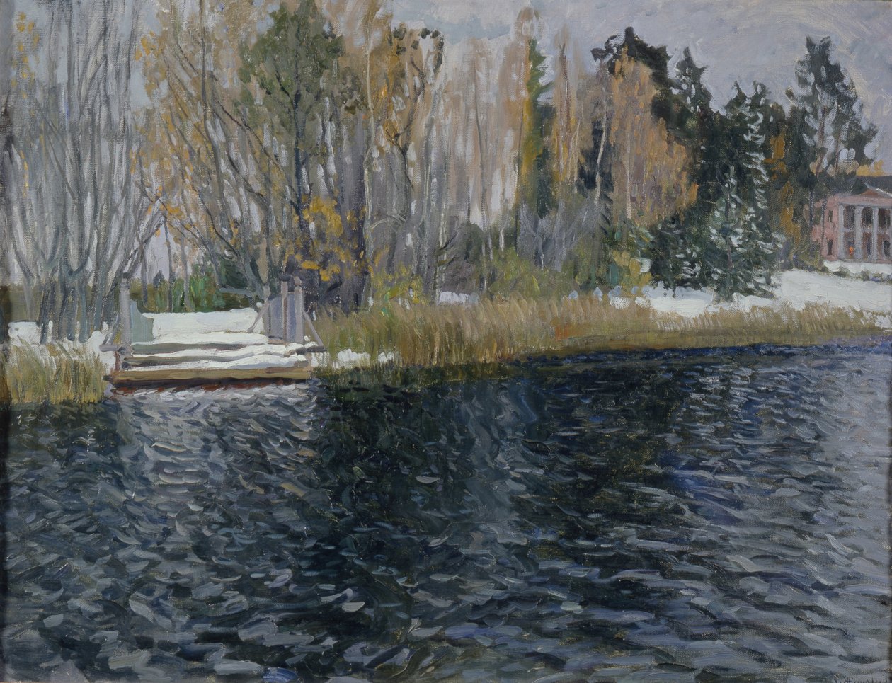 İlk Kar, 20. yüzyılın başlarında. by Stanislav Julianovic Zukovskij
