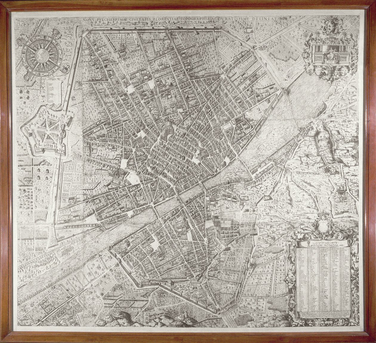 ಫ್ಲಾರೆನ್ಸ್ ನಕ್ಷೆ, 1584 ಟರ್ಕ್ by Stefano Bonsignori