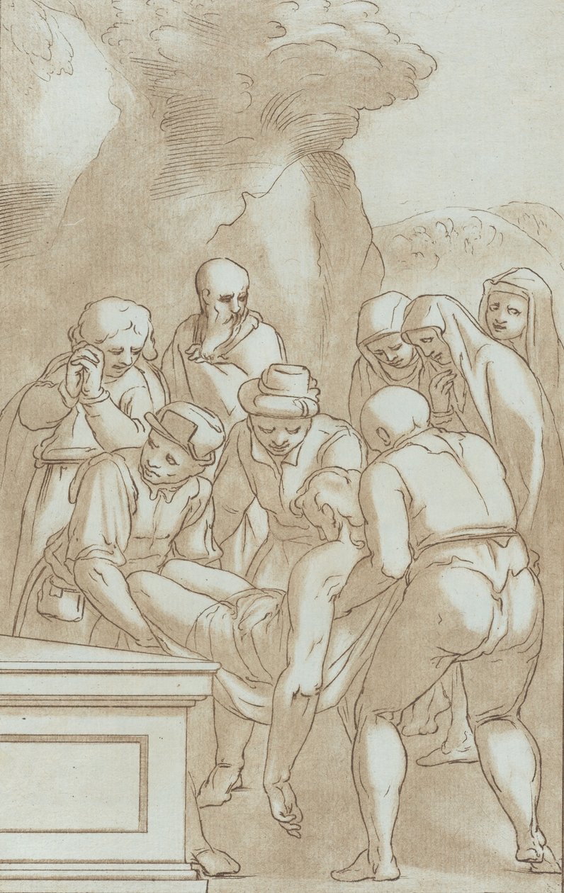 Entombment, ca. 1780. by Stefano Mulinari