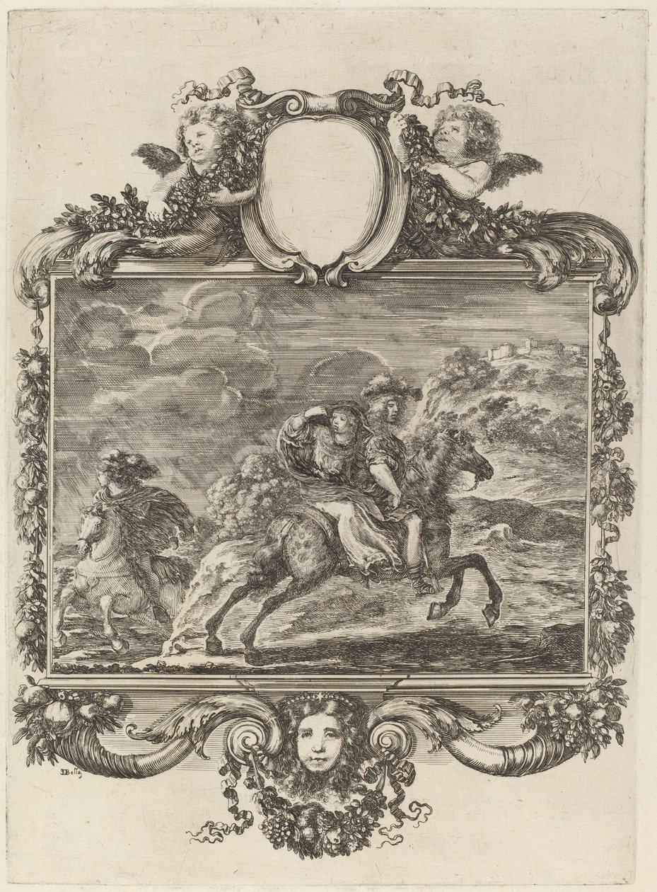 Clovis ve Clotilda by Stefano della Bella