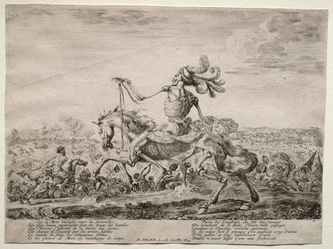 Savaş Alanında Ölüm, 1646-1647. by Stefano della Bella