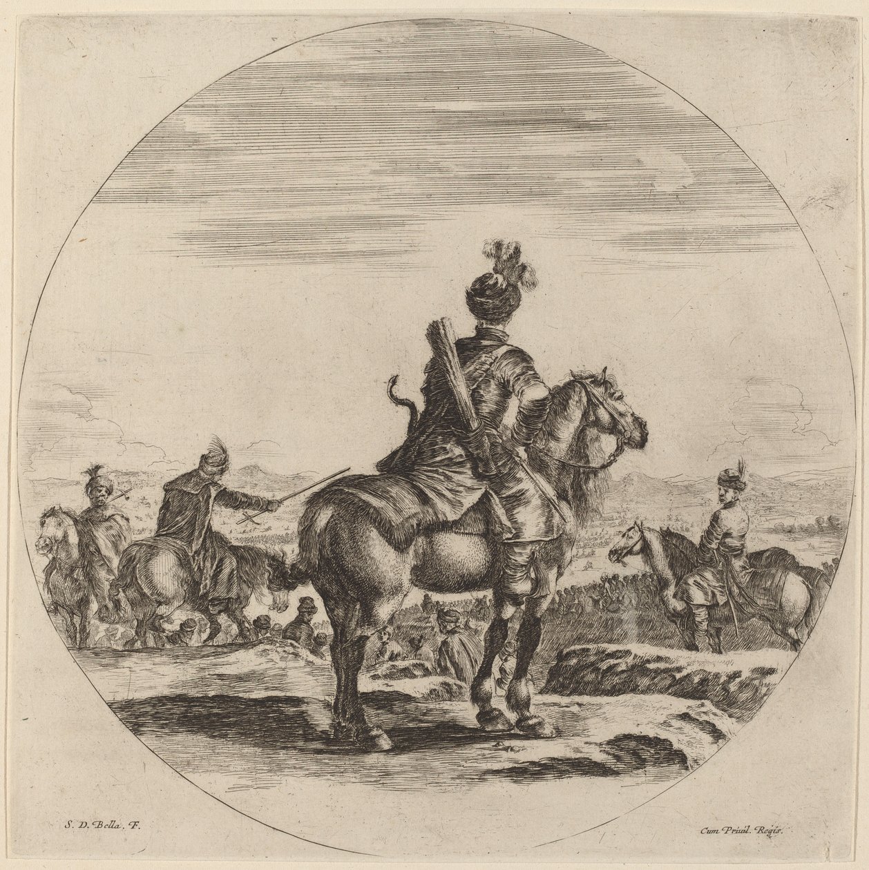 Polonyalı Şövalye. by Stefano della Bella