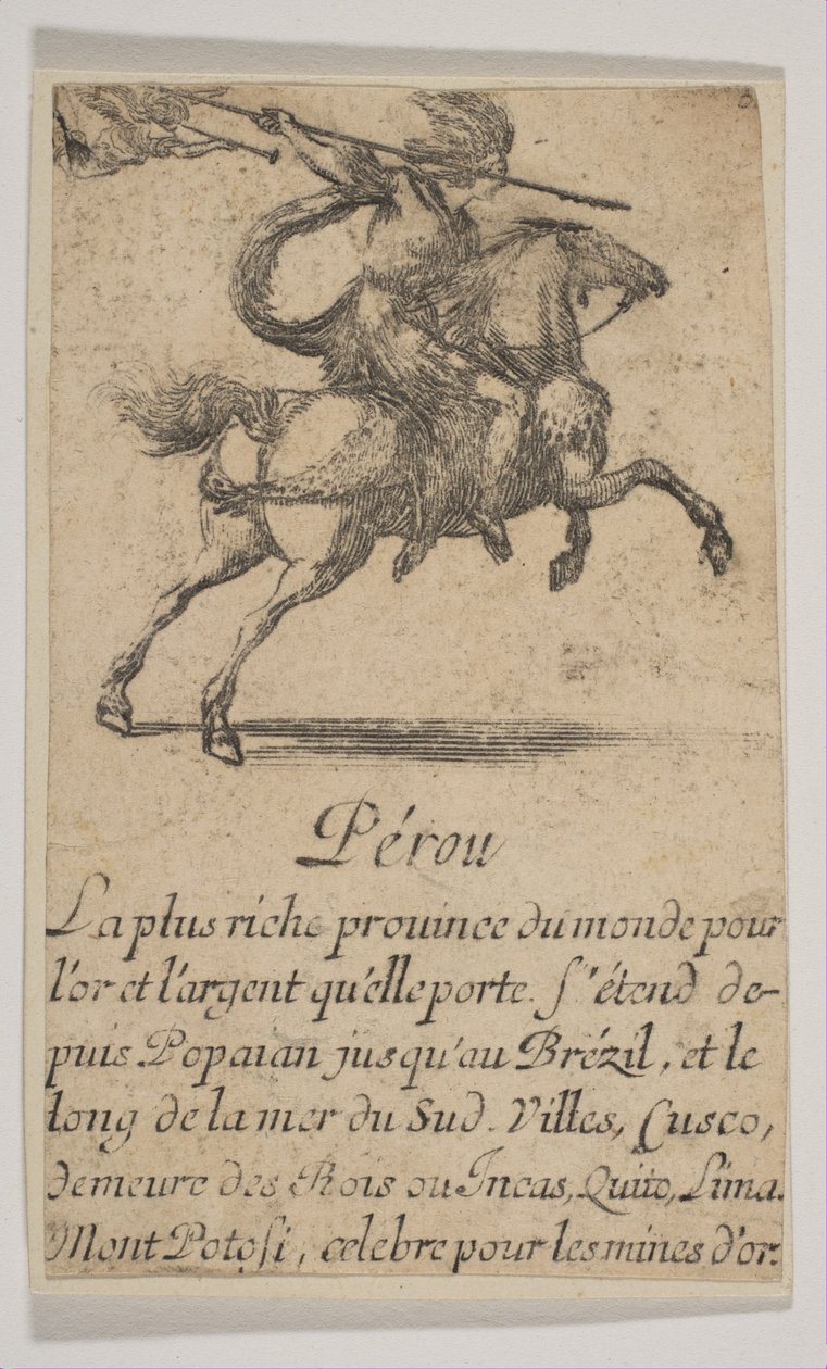 Peru, 1644. by Stefano della Bella