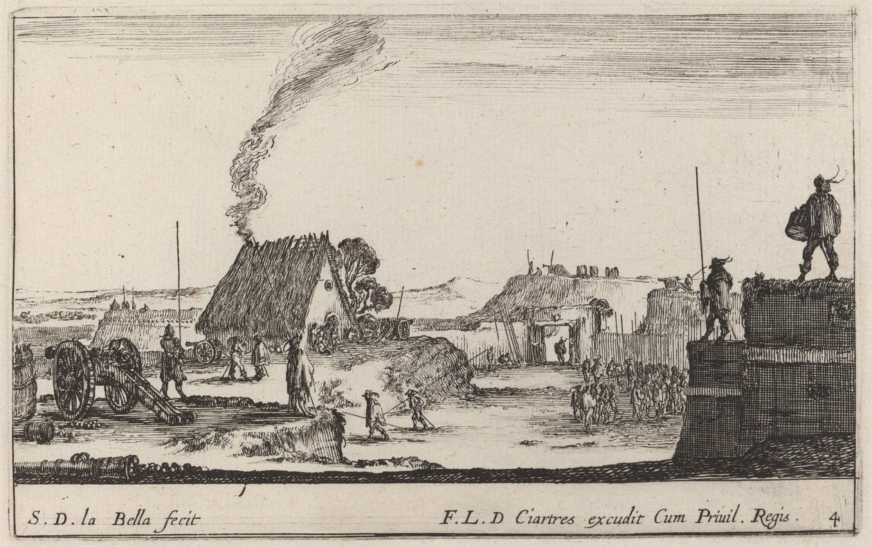 Davul Çalan Asker, c. 1641. by Stefano della Bella